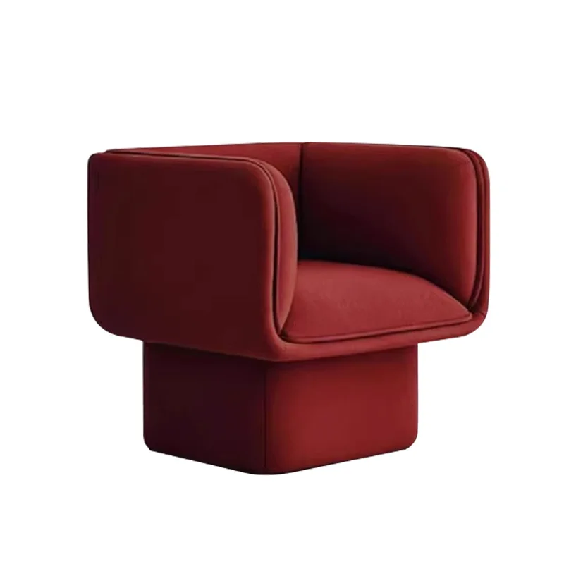 Italian minimalist single sofa chair fabric lazy leisure chair apartment living room creative furniture
Italian minimalist single sofa chair fabric lazy leisure chair apartment living room creative furniture