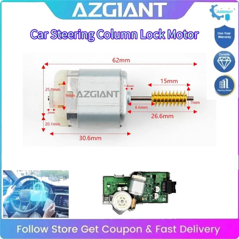 AZGIANT 12V FC-280 Steering Lock Motor High-Speed Quiet Operation Car Parts for 2016-2023 Renault Kaptur MK1
AZGIANT 12V FC-280 Steering Lock Motor High-Speed Quiet Operation Car Parts for 2016-2023 Renault Kaptur MK1