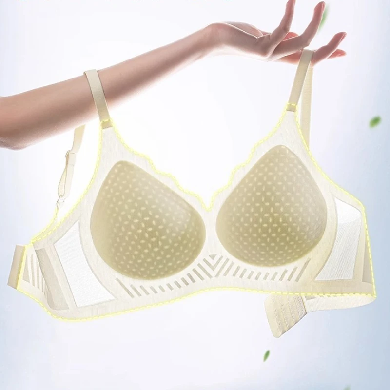 Women's Seamless Minimizer Bra Summer Wire-Free Bralette Fashion Back Push-Up Lightweight Breathable Lingerie Large Bust Support
Women's Seamless Minimizer Bra Summer Wire-Free Bralette Fashion Back Push-Up Lightweight Breathable Lingerie Large Bust Support