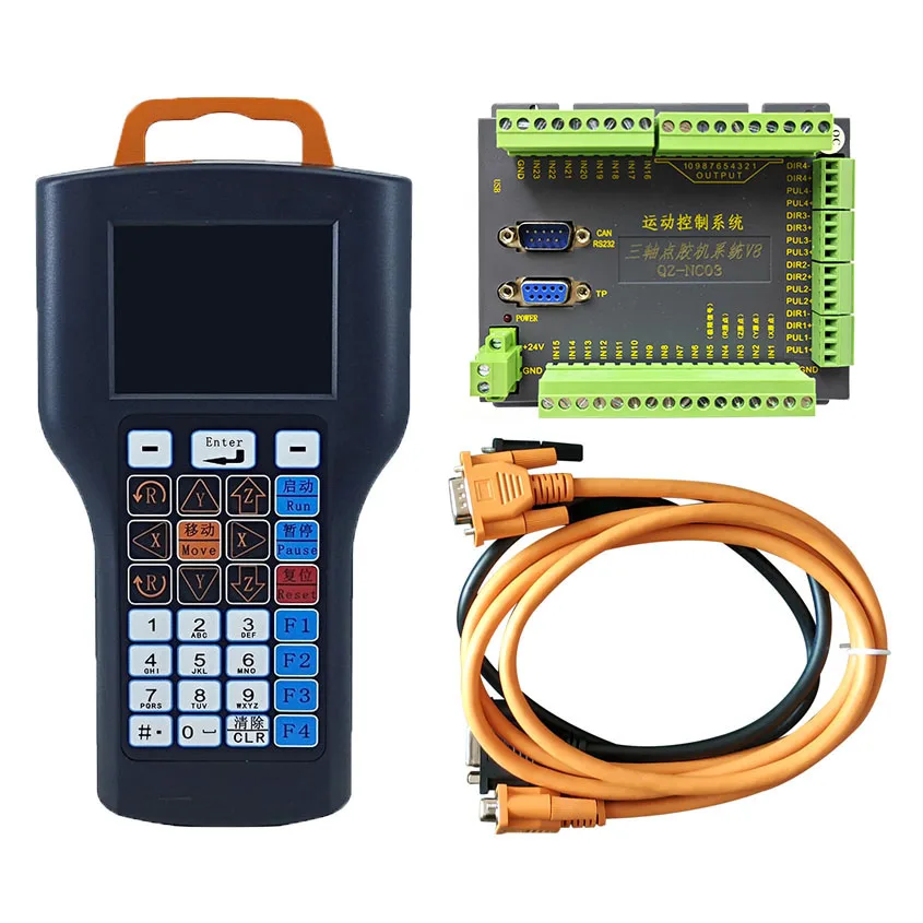 Offline automatic 3/4 axis glue dispenser controller system screw machine soldering machine V7V8 version handle operating system
Offline automatic 3/4 axis glue dispenser controller system screw machine soldering machine V7V8 version handle operating system