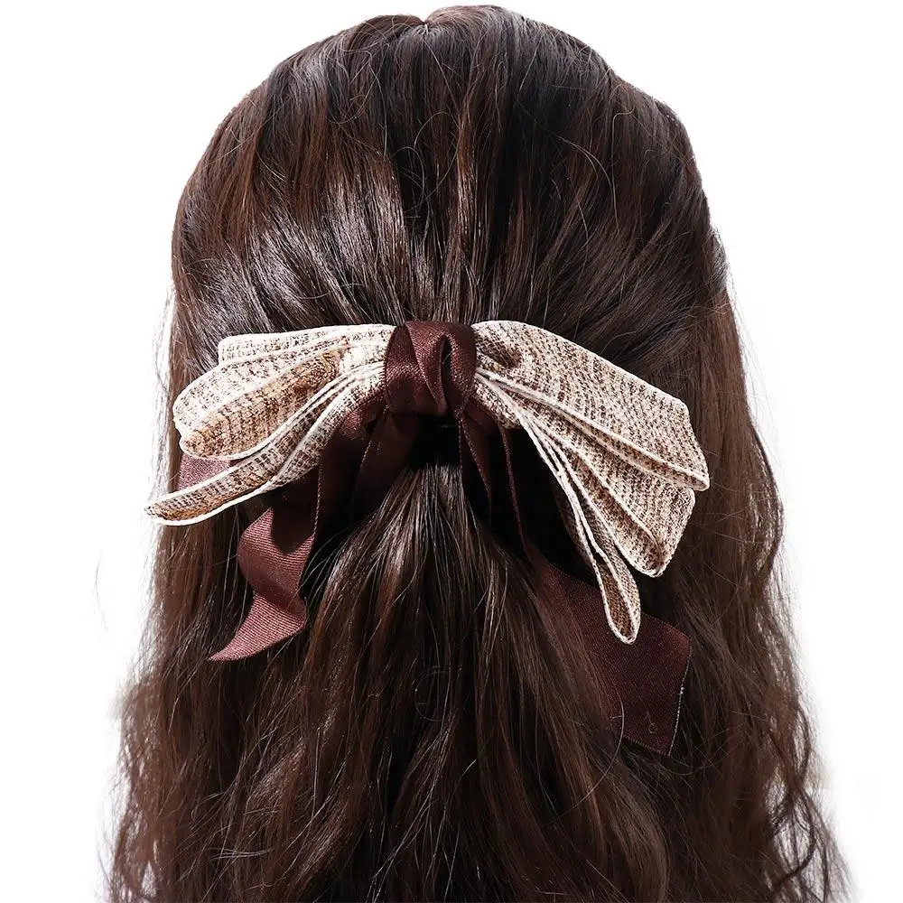 Ponytail Holder Sweet Resin Cloth Party Temperament Korean Style Hair Wear Vertical Clip Bow Banana Clip Women Hair Accessories
Ponytail Holder Sweet Resin Cloth Party Temperament Korean Style Hair Wear Vertical Clip Bow Banana Clip Women Hair Accessories