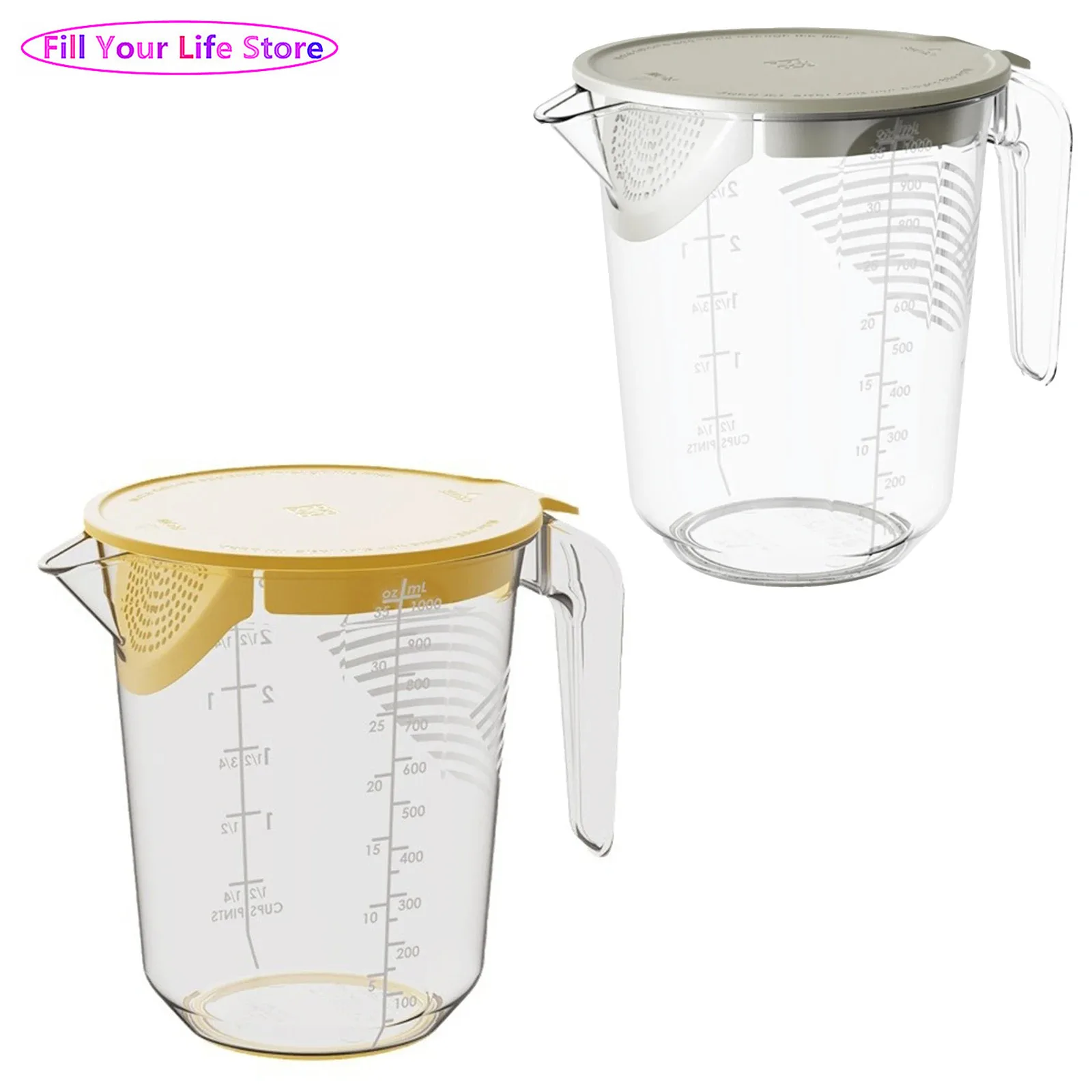 Plastic Measuring Cup Washer Household Filter Filtration Rice Washing Large Capacity Design with Lid And Handle for Daily
Plastic Measuring Cup Washer Household Filter Filtration Rice Washing Large Capacity Design with Lid And Handle for Daily