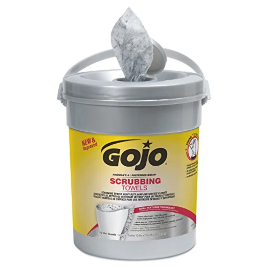 Dual Textured Scrubbing Wipes Canister 72 Wipes
Dual Textured Scrubbing Wipes Canister 72 Wipes