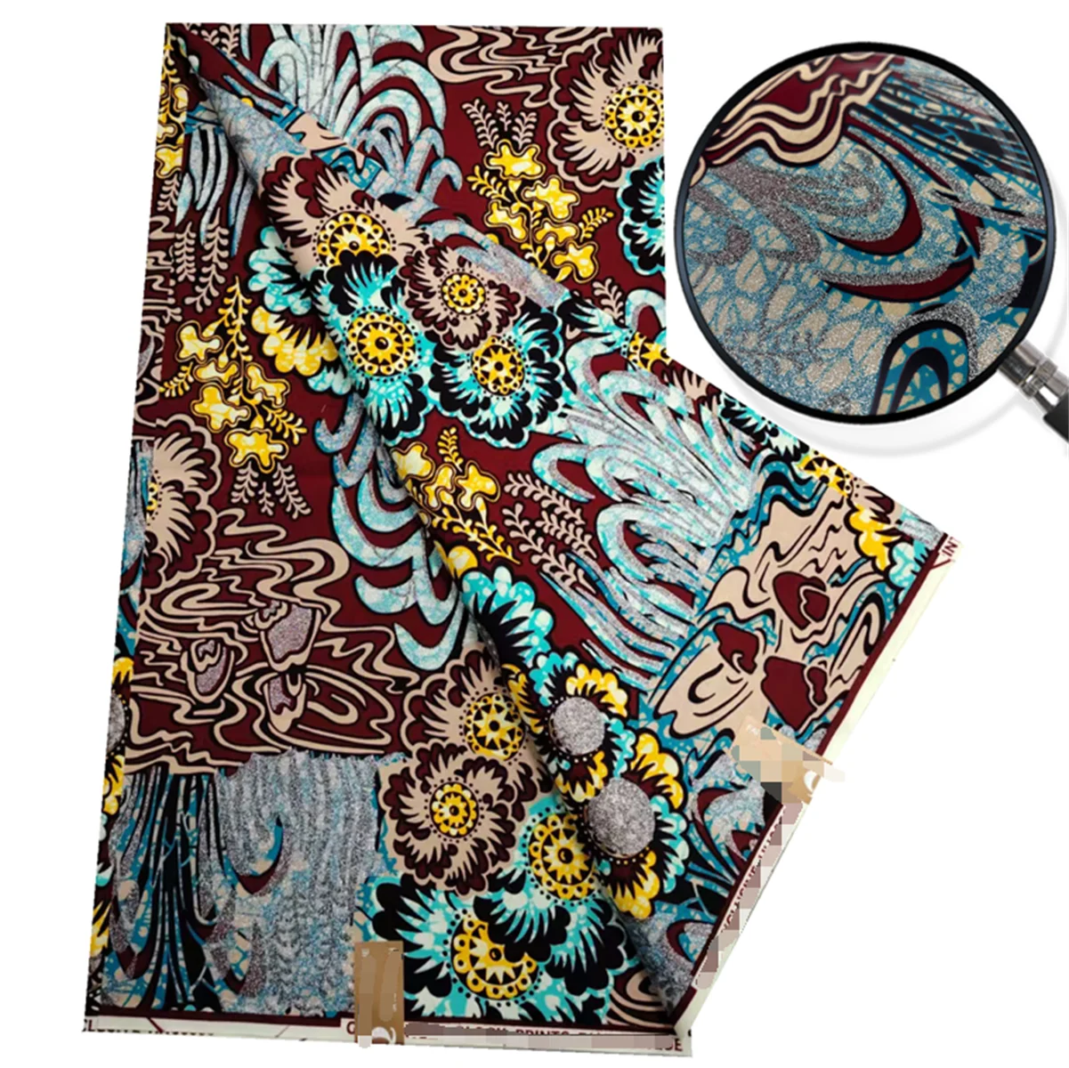 Grand Super 100% Cotton African Wax Fabric High Quality Ankara Wax Print Fabric 6yards Women Fabric For Sewing
Grand Super 100% Cotton African Wax Fabric High Quality Ankara Wax Print Fabric 6yards Women Fabric For Sewing