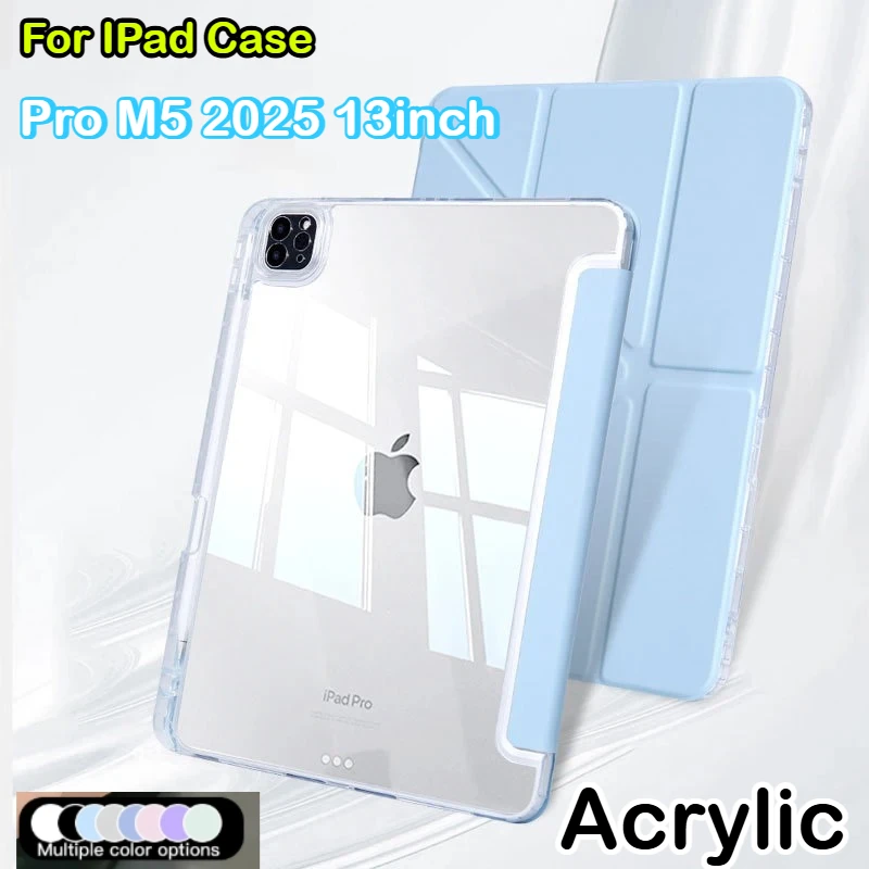 For 2025 IPad M5 Case IPad A16 11th Generation Air 7 6 9th Pro 11 13 4 5 10.9 12.9 M2 M3 M4 HD Clear Acrylic Pencil Holder Cover
For 2025 IPad M5 Case IPad A16 11th Generation Air 7 6 9th Pro 11 13 4 5 10.9 12.9 M2 M3 M4 HD Clear Acrylic Pencil Holder Cover