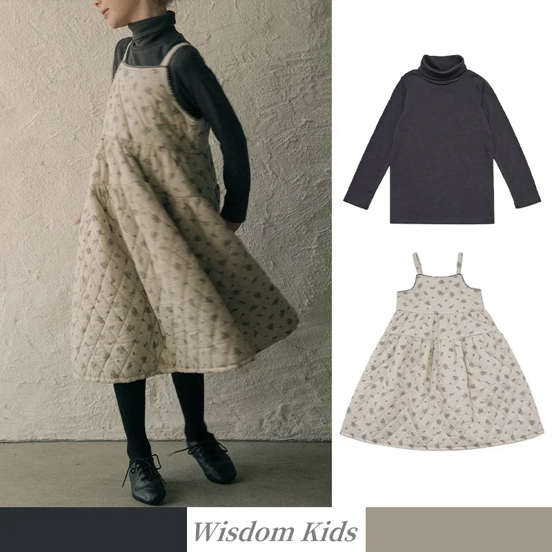 LOU 2024 Autumn/Winter New Girls Dress Base Long Sleeve Shirt Printed Strap Skirt Set
LOU 2024 Autumn/Winter New Girls Dress Base Long Sleeve Shirt Printed Strap Skirt Set