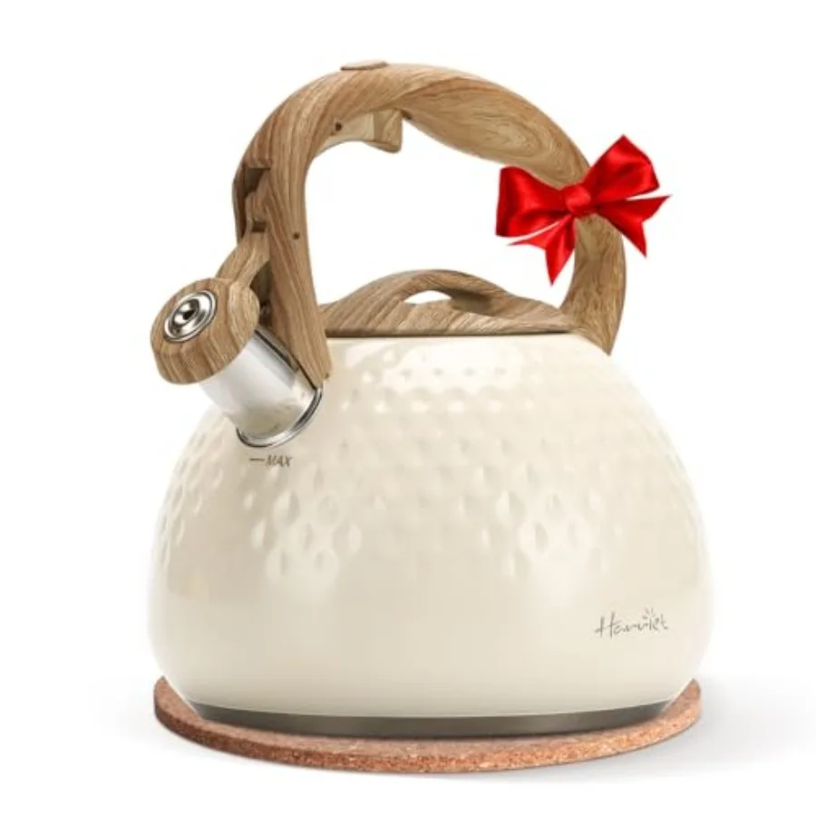 Tea Kettle Tea Pot for Stovetop 2.5QT Whistling Kettle with 5-Layers bottom Food Grade Stainless Steel Kettles with Hot-Resista
Tea Kettle Tea Pot for Stovetop 2.5QT Whistling Kettle with 5-Layers bottom Food Grade Stainless Steel Kettles with Hot-Resista