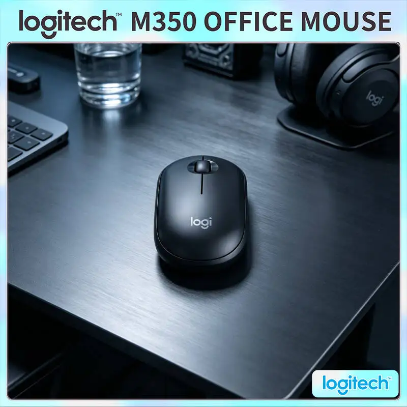 Logitech M350 Travel Wireless Mouse - Ultra-Thin, Silent Scroll, Recycled Plastic, 77g Light, Laptop Bag Friendly Companion
Logitech M350 Travel Wireless Mouse - Ultra-Thin, Silent Scroll, Recycled Plastic, 77g Light, Laptop Bag Friendly Companion