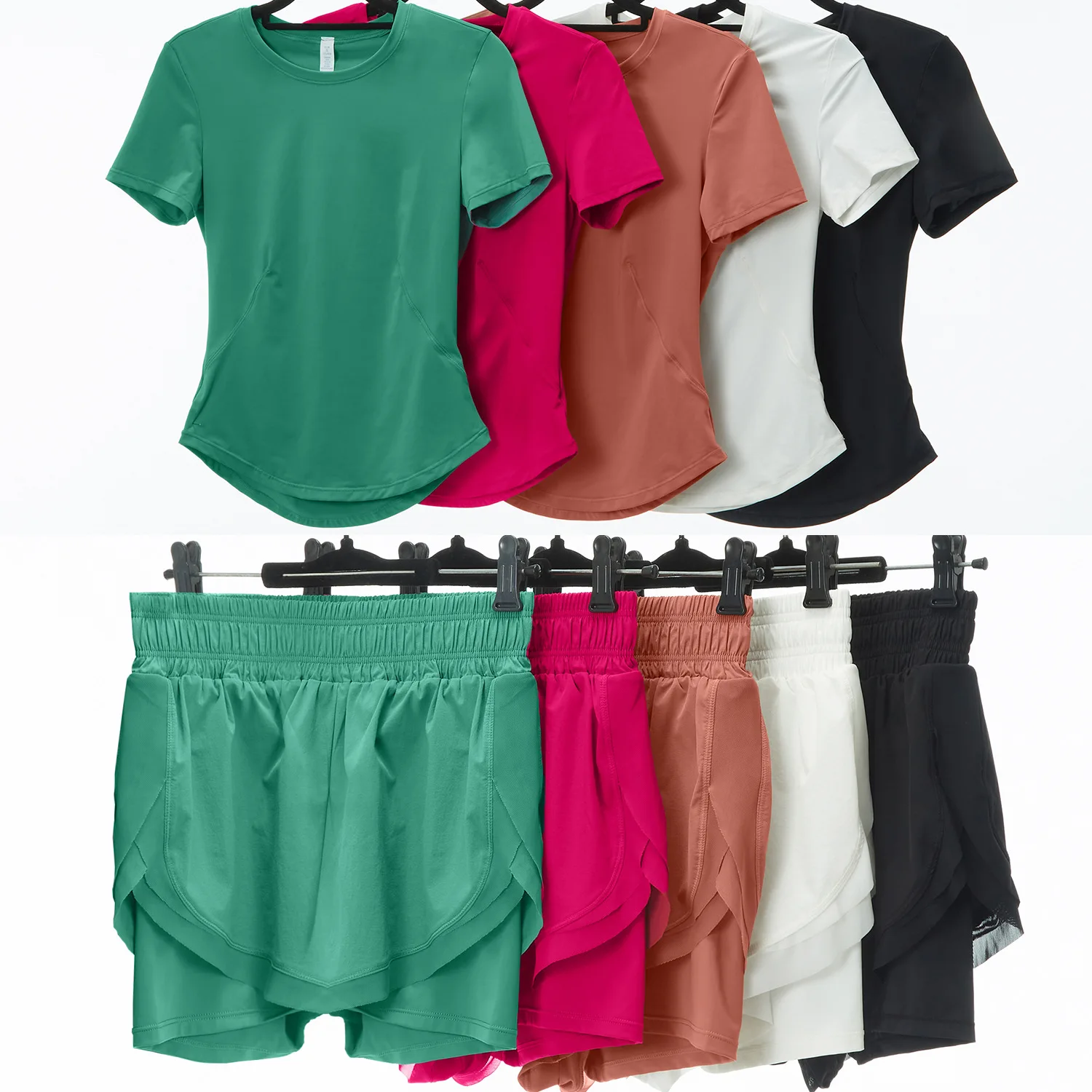 2-х предметный костюм для йоги для женщин, бесшовная одежда для фитнеса и спортзала, короткая спортивная одежда, дышащий быстросохнущий костюм для бега на открытом воздухе, спортивная одежда
2-х предметный костюм для йоги для женщин, бесшовная одежда для фитнеса и спортзала, короткая спортивная одежда, дышащий быстросохнущий костюм для бега на открытом воздухе, спортивная одежда