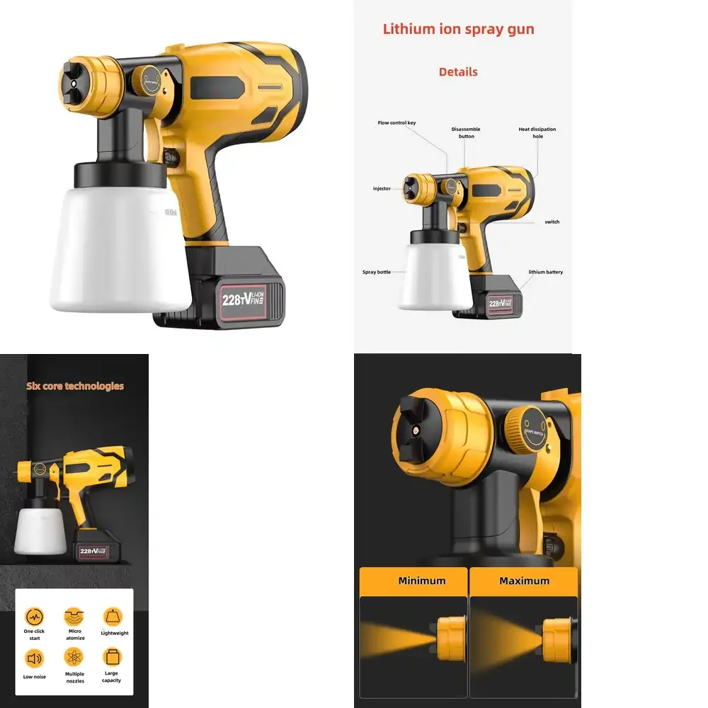 Cordless Spray Wholesale Tools High Power Multi Function Electric Hand Held Bare Tool Power Spray Guns Pressure Spray
Cordless Spray Wholesale Tools High Power Multi Function Electric Hand Held Bare Tool Power Spray Guns Pressure Spray