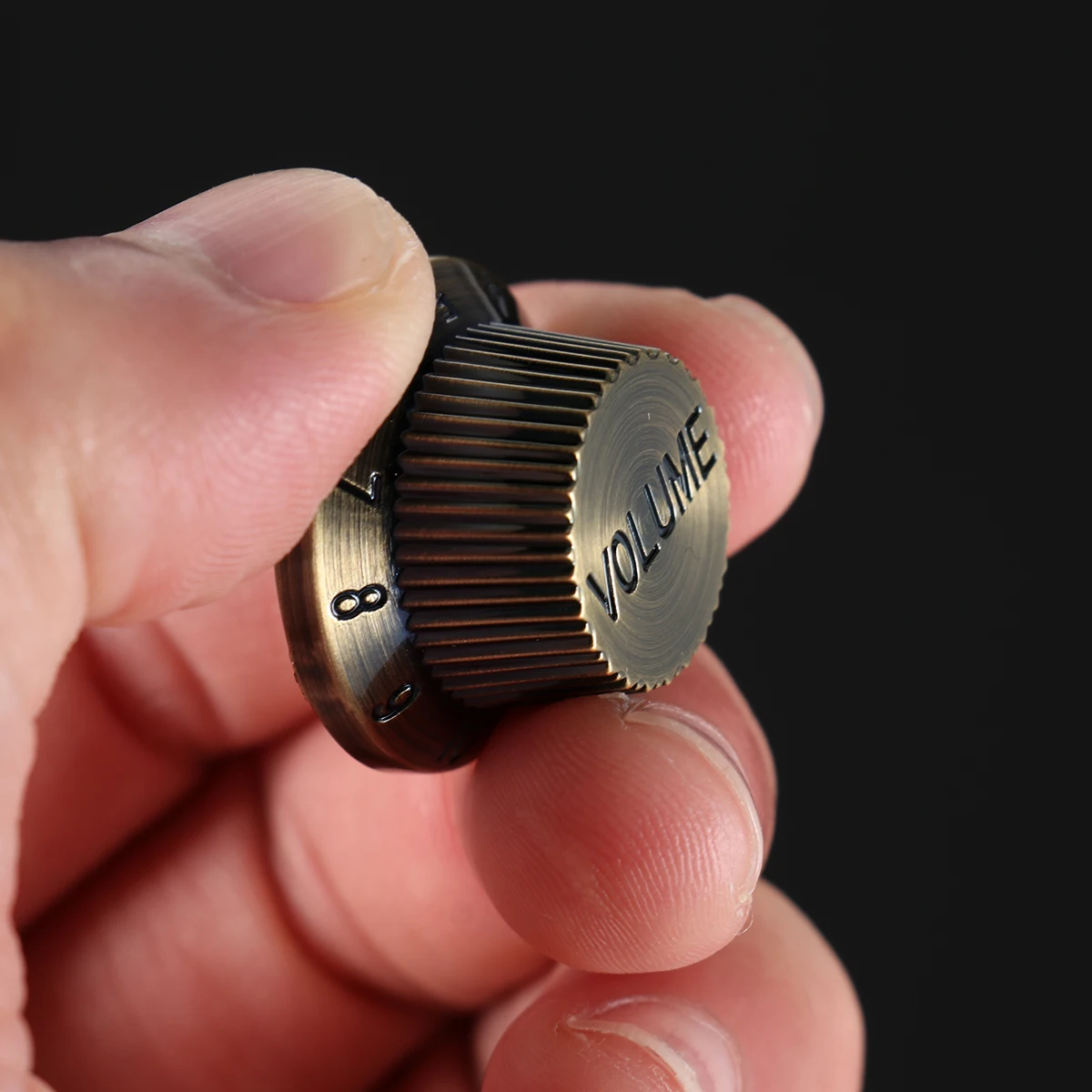 3 Pcs Plastic D65 Bronze Color Volume Tone Control Knob with Flat for Guitar Bass Parts Accessory 1 Volumes 2 Tones (Black)
3 Pcs Plastic D65 Bronze Color Volume Tone Control Knob with Flat for Guitar Bass Parts Accessory 1 Volumes 2 Tones (Black)