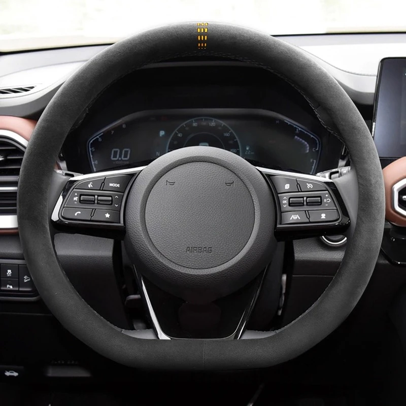 Для KIA K3 K5 K2 Sportage KX3 Seltos KX5 KX7 Нескользящий четырехсезонный универсальный замшевый чехол на руль, аксессуар для салона автомобиля
Для KIA K3 K5 K2 Sportage KX3 Seltos KX5 KX7 Нескользящий четырехсезонный универсальный замшевый чехол на руль, аксессуар для салона автомобиля