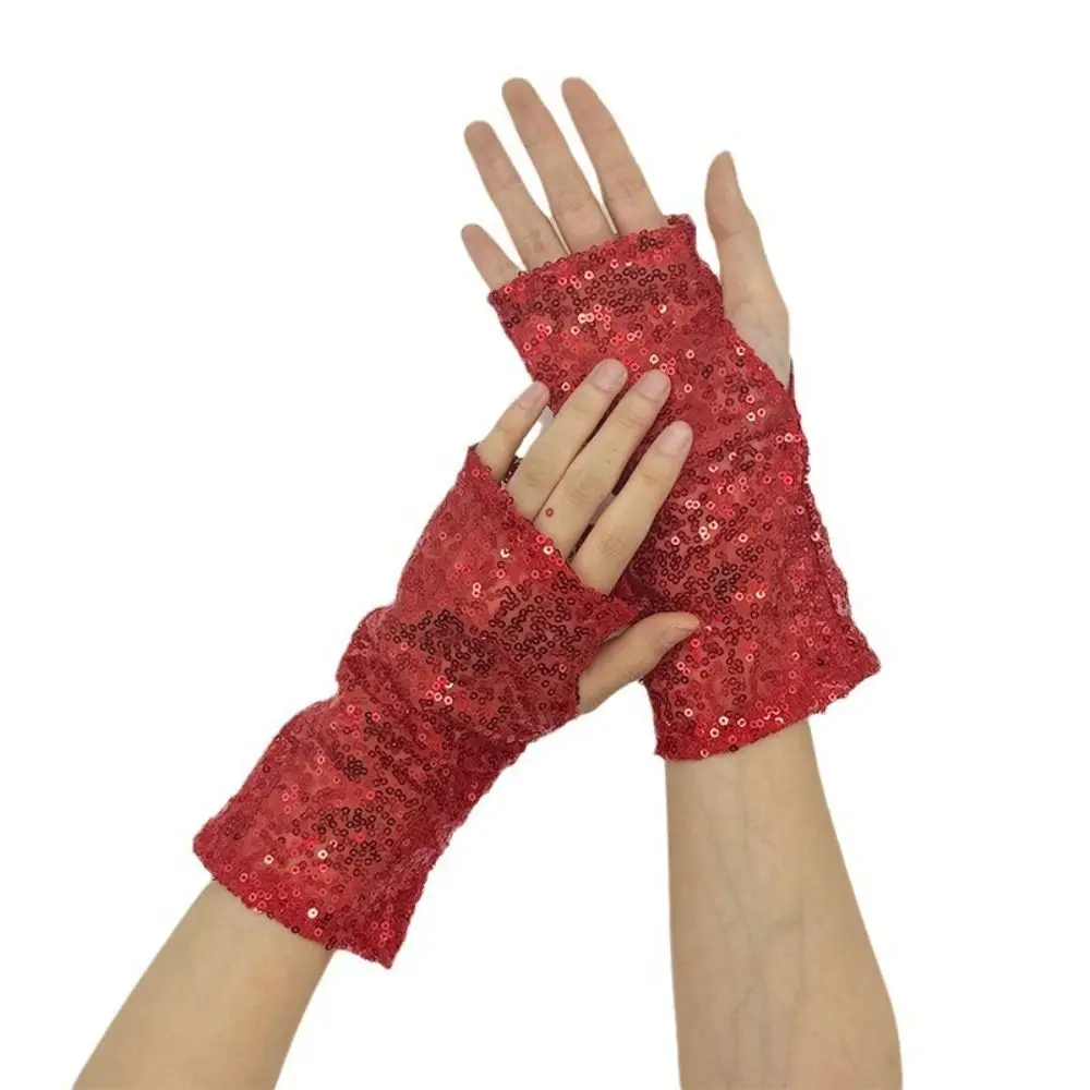 Fashion Vintage Sequins Gloves Shining Fingerless Cosplay Mittens Gothic Punk Club Handwear Party Club
Fashion Vintage Sequins Gloves Shining Fingerless Cosplay Mittens Gothic Punk Club Handwear Party Club
