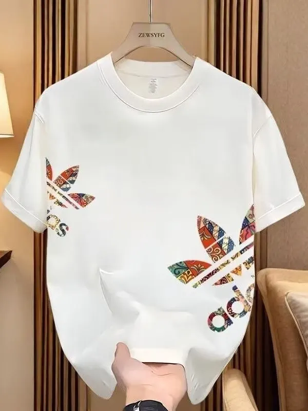 Men's T-shirt Trendy Brand American Casual Versatile Printed Top Heavy Cotton Short-sleeved T-shirt Men's and Women's Same Style
Men's T-shirt Trendy Brand American Casual Versatile Printed Top Heavy Cotton Short-sleeved T-shirt Men's and Women's Same Style