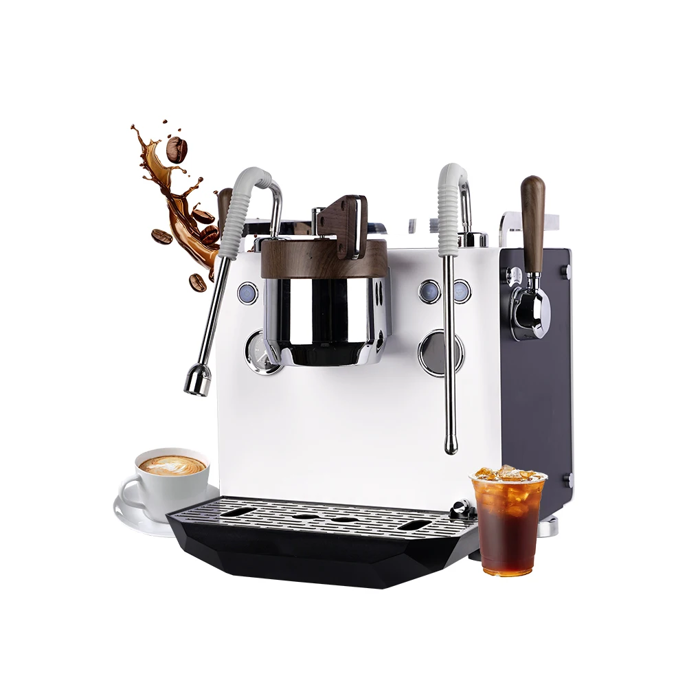 Stepless Voltage Regulation Semi Automatic Electric Home Hotel Coffee Machine Espresso Coffee Maker Dual Independent Boilers
Stepless Voltage Regulation Semi Automatic Electric Home Hotel Coffee Machine Espresso Coffee Maker Dual Independent Boilers