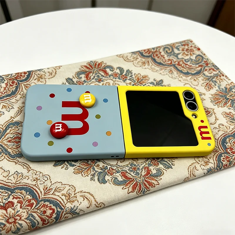 For Samsung Flip 6 Phone Cases Cute 3d Bean Cases For Samsung Z Flip6 Zflip5/ Xiaomi Mix Flip/ mixflip2 Case Color Blocking
For Samsung Flip 6 Phone Cases Cute 3d Bean Cases For Samsung Z Flip6 Zflip5/ Xiaomi Mix Flip/ mixflip2 Case Color Blocking