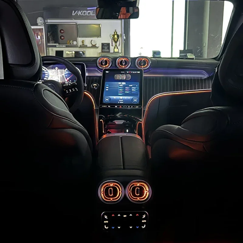 For Mercedes Benz C/GLC-class W206 X254 GLC300 GLC350 Rear Air Conditioning Vent 64 Colors LED Turbine Ambient Light
For Mercedes Benz C/GLC-class W206 X254 GLC300 GLC350 Rear Air Conditioning Vent 64 Colors LED Turbine Ambient Light