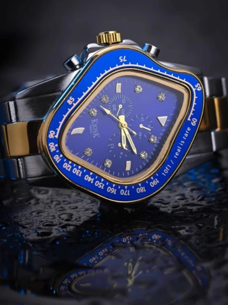 New Luxury Men's Watches Original Alien Twisted Dial Stainless Steel Quartz Watches Fashion Hip Hop Watches for Men Reloj Hombre
New Luxury Men's Watches Original Alien Twisted Dial Stainless Steel Quartz Watches Fashion Hip Hop Watches for Men Reloj Hombre