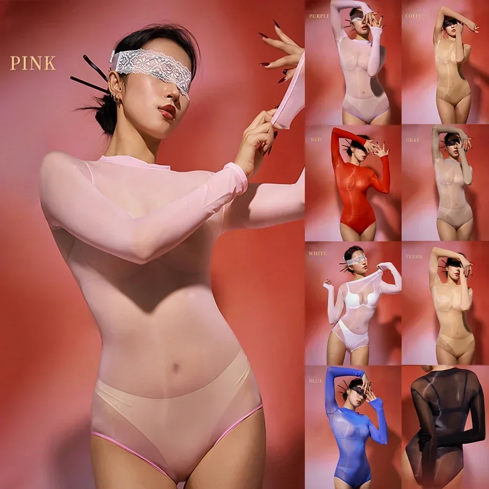 Женский сексуальный бесшовный масляный блестящий гладкий боди с высоким вырезом, тонкий эластичный прозрачный комбинезон, купальник, облегающий облегающий комбинезон
Женский сексуальный бесшовный масляный блестящий гладкий боди с высоким вырезом, тонкий эластичный прозрачный комбинезон, купальник, облегающий облегающий комбинезон