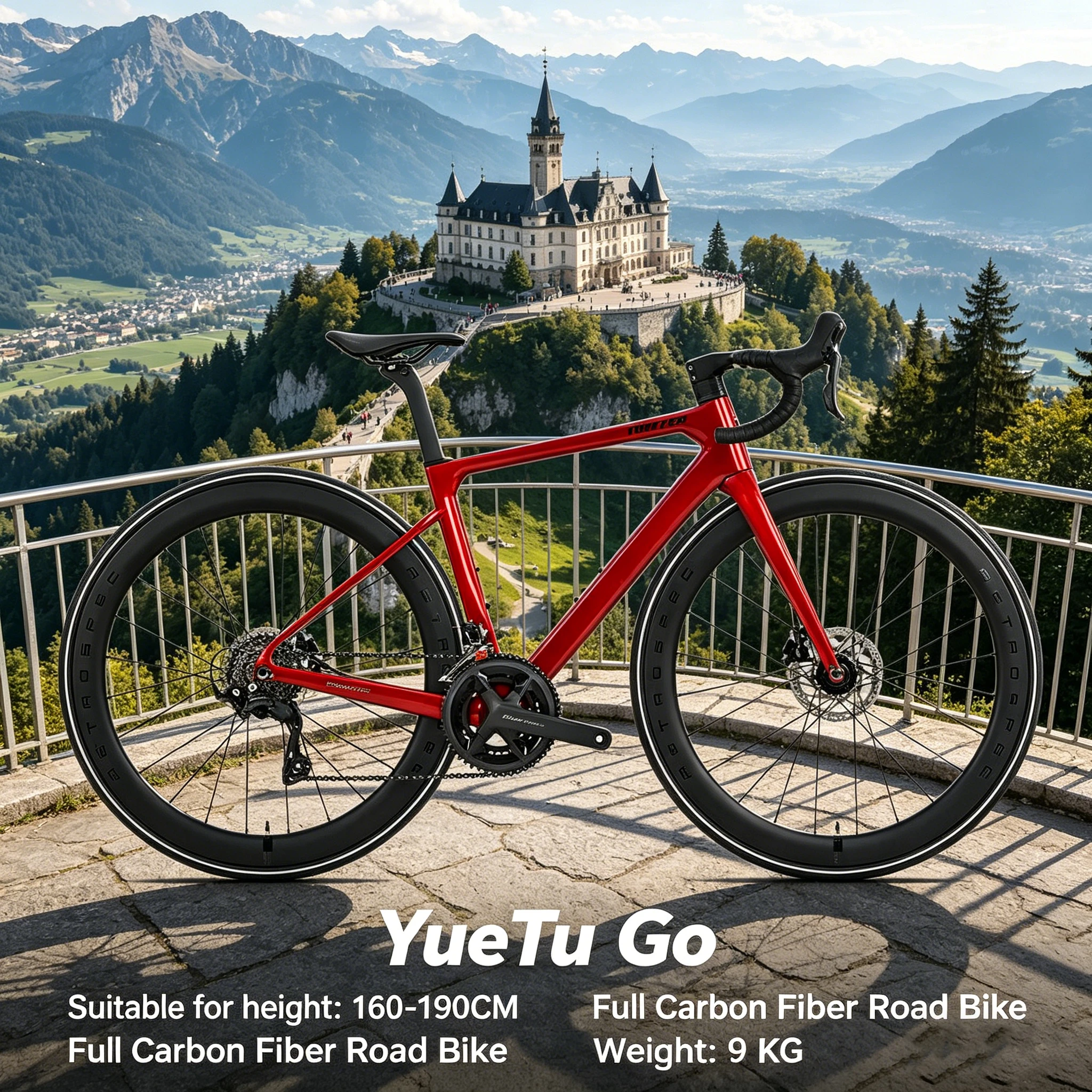 High-scale Carbon Fiber Ultra-light Road Bike 24-Speed Lightweight Road Bike Hydraulic Disc Brake 50Knife 105Front Rear Pull-Out
High-scale Carbon Fiber Ultra-light Road Bike 24-Speed Lightweight Road Bike Hydraulic Disc Brake 50Knife 105Front Rear Pull-Out