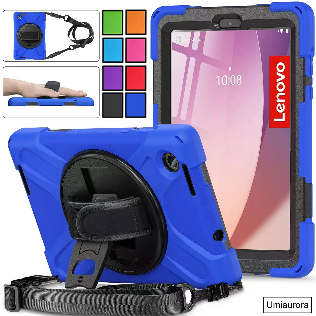 For Lenovo Tab M8 8 inch TB-8505F TB-8506F TB-8705F TB300FU M9 TB310FU Hand Strap Stand Tablet Case Capa Shockproof Rugged Funda
For Lenovo Tab M8 8 inch TB-8505F TB-8506F TB-8705F TB300FU M9 TB310FU Hand Strap Stand Tablet Case Capa Shockproof Rugged Funda