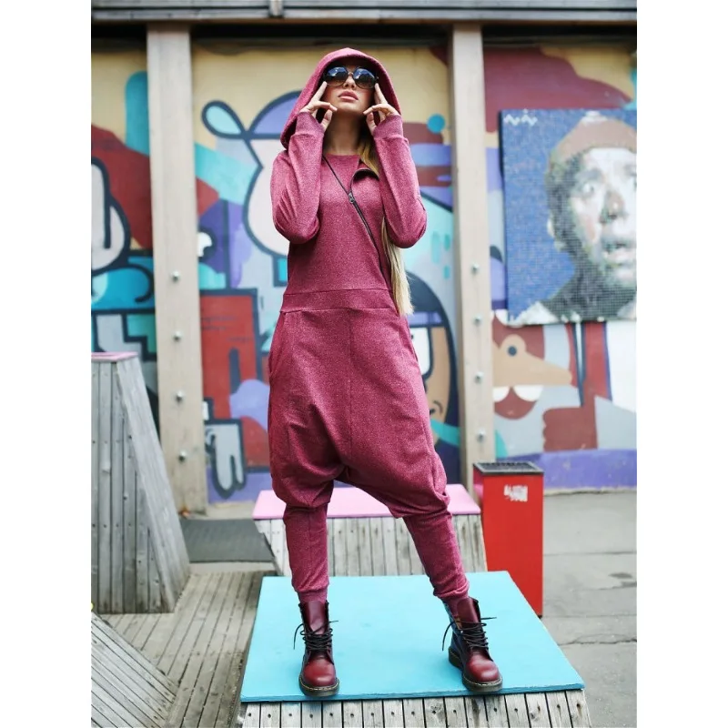 krisnanas Hooded Solid Color Zipper Jumpuits Women Clothing streetwear long sleeve casual loose fit zipper long jumpsuit 52041
krisnanas Hooded Solid Color Zipper Jumpuits Women Clothing streetwear long sleeve casual loose fit zipper long jumpsuit 52041