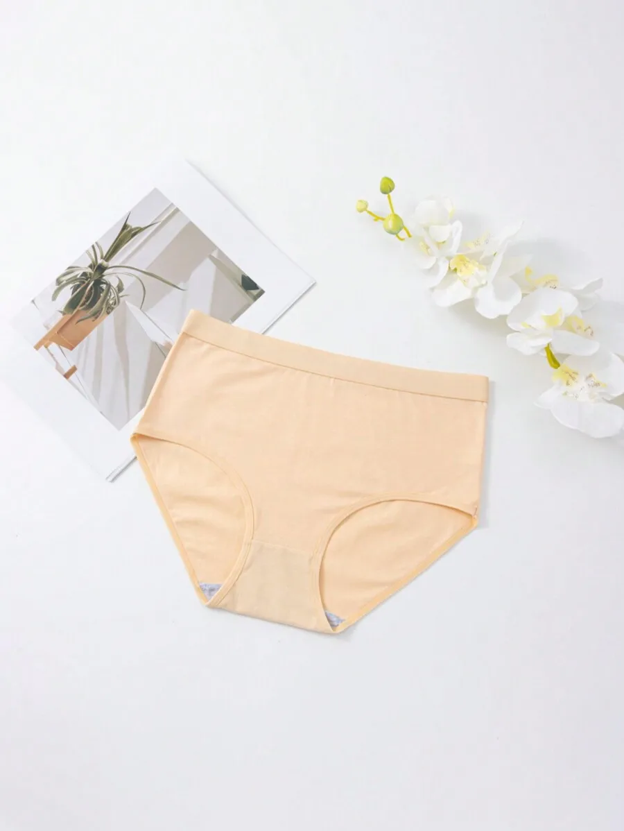Women High Waist Solid Color Breathable Triangle Panties With High Elasticity For Daily And Sports Wear
Women High Waist Solid Color Breathable Triangle Panties With High Elasticity For Daily And Sports Wear