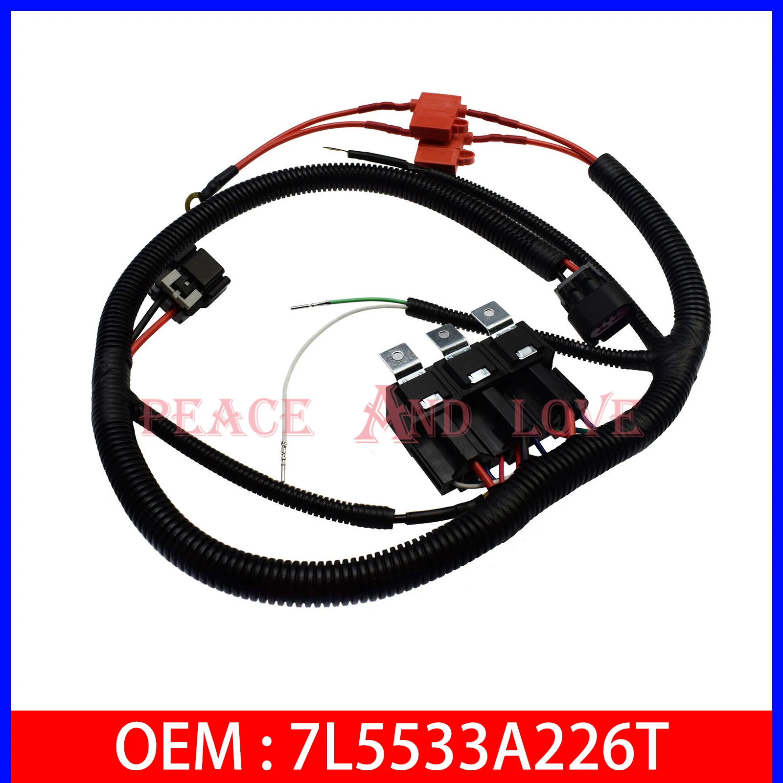 New 7L5533A226T Dual Electric Fan Wire Harness ECU Control Replacement for Chevrolet Silverado Suburban Avalanche 1500 1999-2007
New 7L5533A226T Dual Electric Fan Wire Harness ECU Control Replacement for Chevrolet Silverado Suburban Avalanche 1500 1999-2007