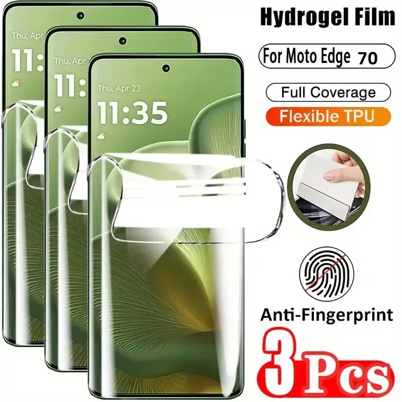 3Pcs Hydrogel Film For Motorola Moto Edge 70 Fusion X70 Air Pro G67 G77 G17Power Signature Screen Protector For Edge 70 Fusion+
3Pcs Hydrogel Film For Motorola Moto Edge 70 Fusion X70 Air Pro G67 G77 G17Power Signature Screen Protector For Edge 70 Fusion+