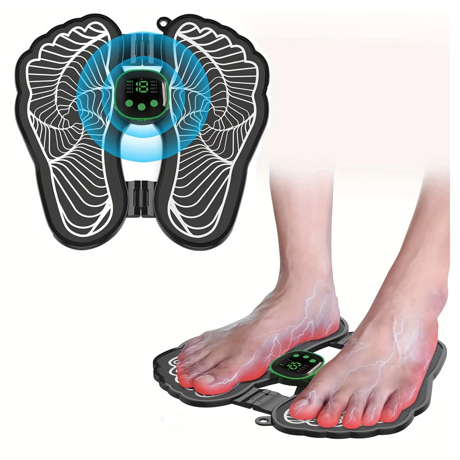 Foot Massager for Pain Plantar Relief, Improve Circulation, Muscle Relaxation, Portable & Rechargeable Feet Massager Pad with 6
Foot Massager for Pain Plantar Relief, Improve Circulation, Muscle Relaxation, Portable & Rechargeable Feet Massager Pad with 6