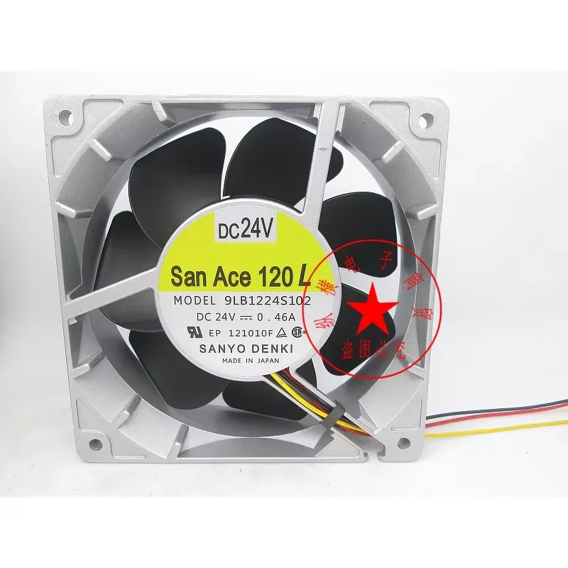 Вентилятор охлаждения сервера SANYO DENKI 9LB1224S102 DC 24V 0.46A 120x120x38мм, 3-проводной
Вентилятор охлаждения сервера SANYO DENKI 9LB1224S102 DC 24V 0.46A 120x120x38мм, 3-проводной