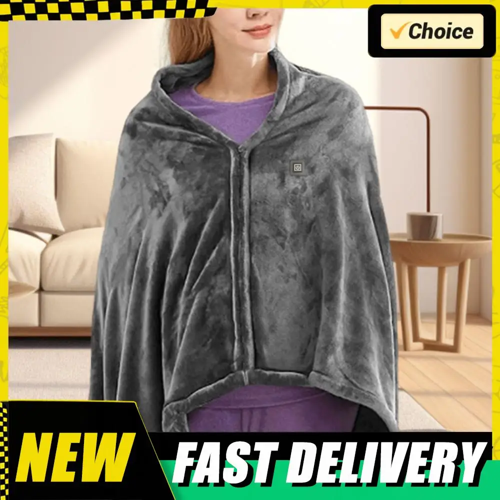 Одеяло с электрическим подогревом USB, 3 уровня нагрева, флисовое одеяло с подогревом, портативное теплое одеяло для тела, быстро нагреваемая накидка-накидка
Одеяло с электрическим подогревом USB, 3 уровня нагрева, флисовое одеяло с подогревом, портативное теплое одеяло для тела, быстро нагреваемая накидка-накидка