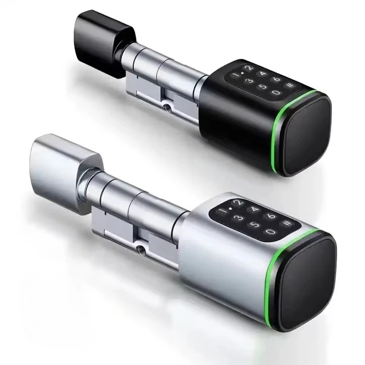 Smart Tuya App Cylinder Lock Keyless Electronic Door Lock Digital Code Euro Tuya Ble Smart Cylinder Lock
Smart Tuya App Cylinder Lock Keyless Electronic Door Lock Digital Code Euro Tuya Ble Smart Cylinder Lock