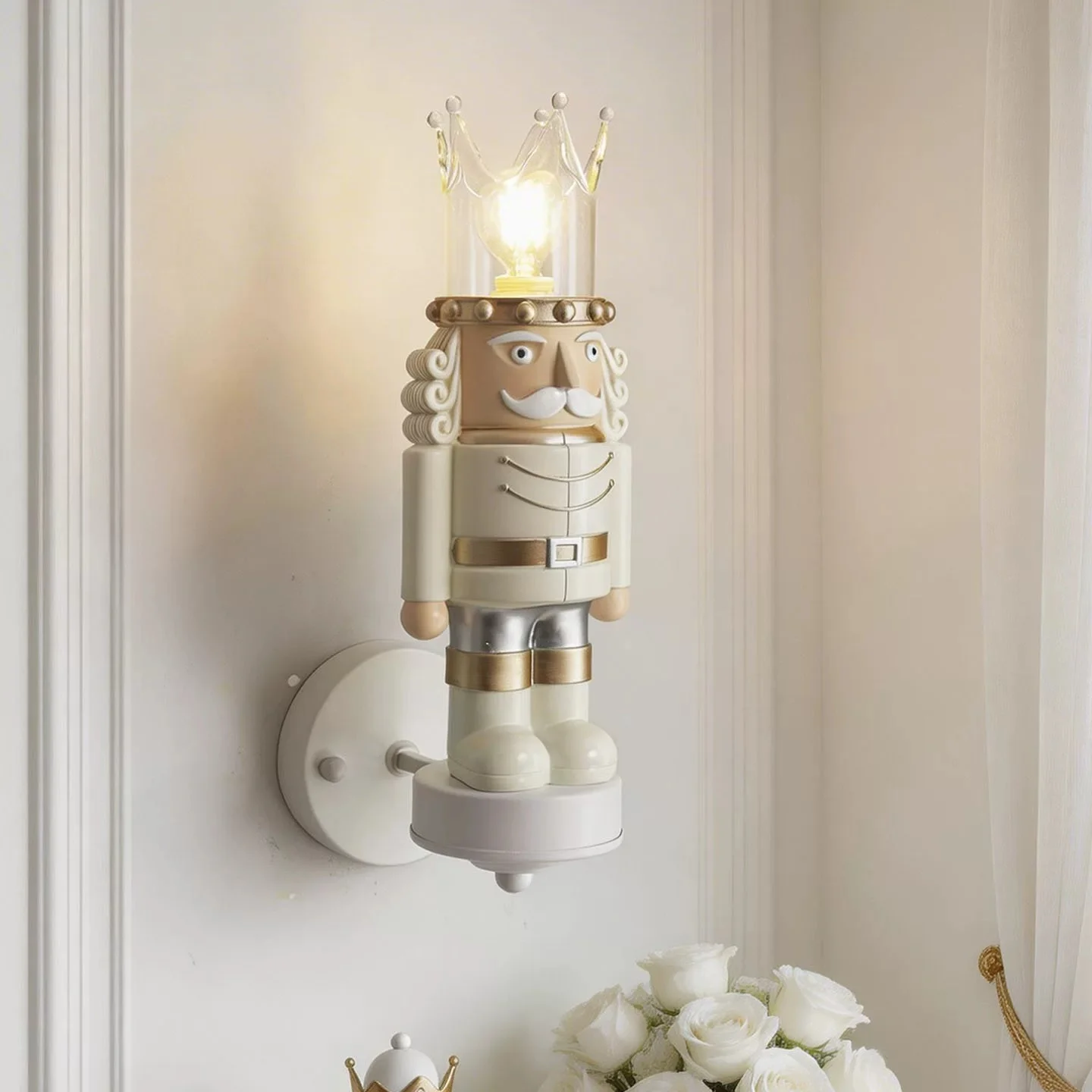 British King Wall Lamp Nutcracker Nordic Style Children's Room Wall Lamp Boys and Girls Bedroom Lamp Fixtures Lighting Fixtures
British King Wall Lamp Nutcracker Nordic Style Children's Room Wall Lamp Boys and Girls Bedroom Lamp Fixtures Lighting Fixtures