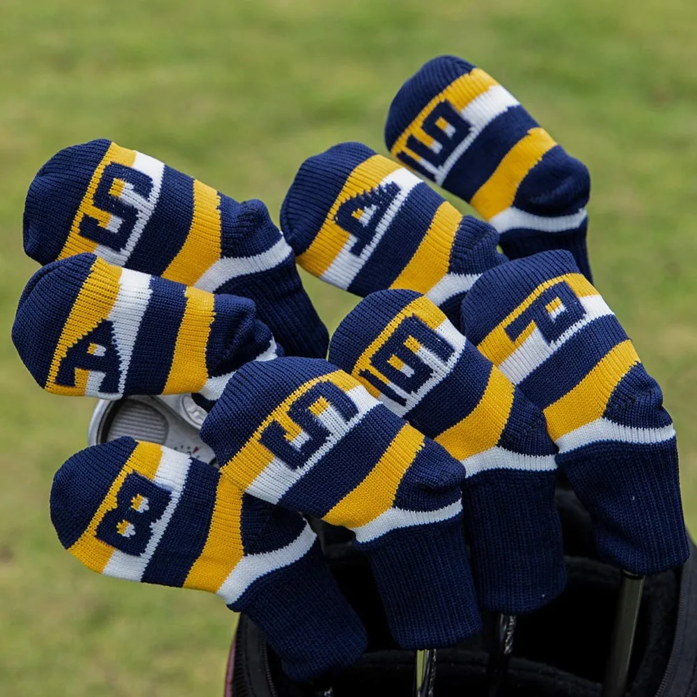 B06C-Golf Iron Covers,Golf Iron Head Covers Knitted Golf Iron Covers Set For Oversized,Standard Size Golf Irons
B06C-Golf Iron Covers,Golf Iron Head Covers Knitted Golf Iron Covers Set For Oversized,Standard Size Golf Irons