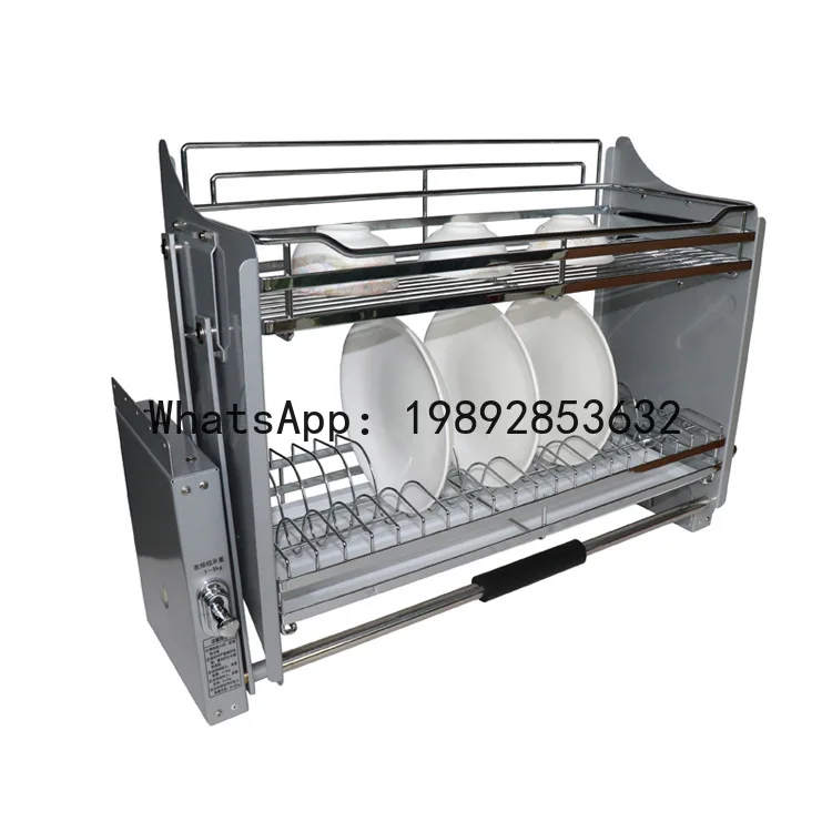 LYY Stainless Steel Kitchen Accessories Pull Basket Lifting Basket Stainless Steel Double Layer Dish Basket Dish Rack
LYY Stainless Steel Kitchen Accessories Pull Basket Lifting Basket Stainless Steel Double Layer Dish Basket Dish Rack