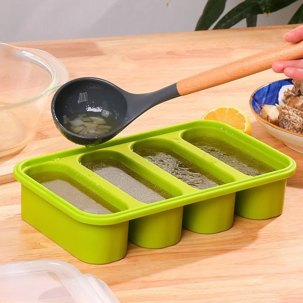 Прочный 4-сетчатый лоток для супа с морозильной камерой и крышкой, силиконовые формы для кубиков льда, не содержащие бисфенола А, многоразовые формы для еды, хранение супа
Прочный 4-сетчатый лоток для супа с морозильной камерой и крышкой, силиконовые формы для кубиков льда, не содержащие бисфенола А, многоразовые формы для еды, хранение супа