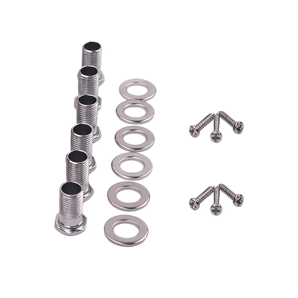 1Set GC203O Guitar Parts Tuning Pegs 3L3R Heavy Duty Guitar Tuning Keys Pegs Machine Heads Closed Gear (Silver) 
1Set GC203O Guitar Parts Tuning Pegs 3L3R Heavy Duty Guitar Tuning Keys Pegs Machine Heads Closed Gear (Silver)