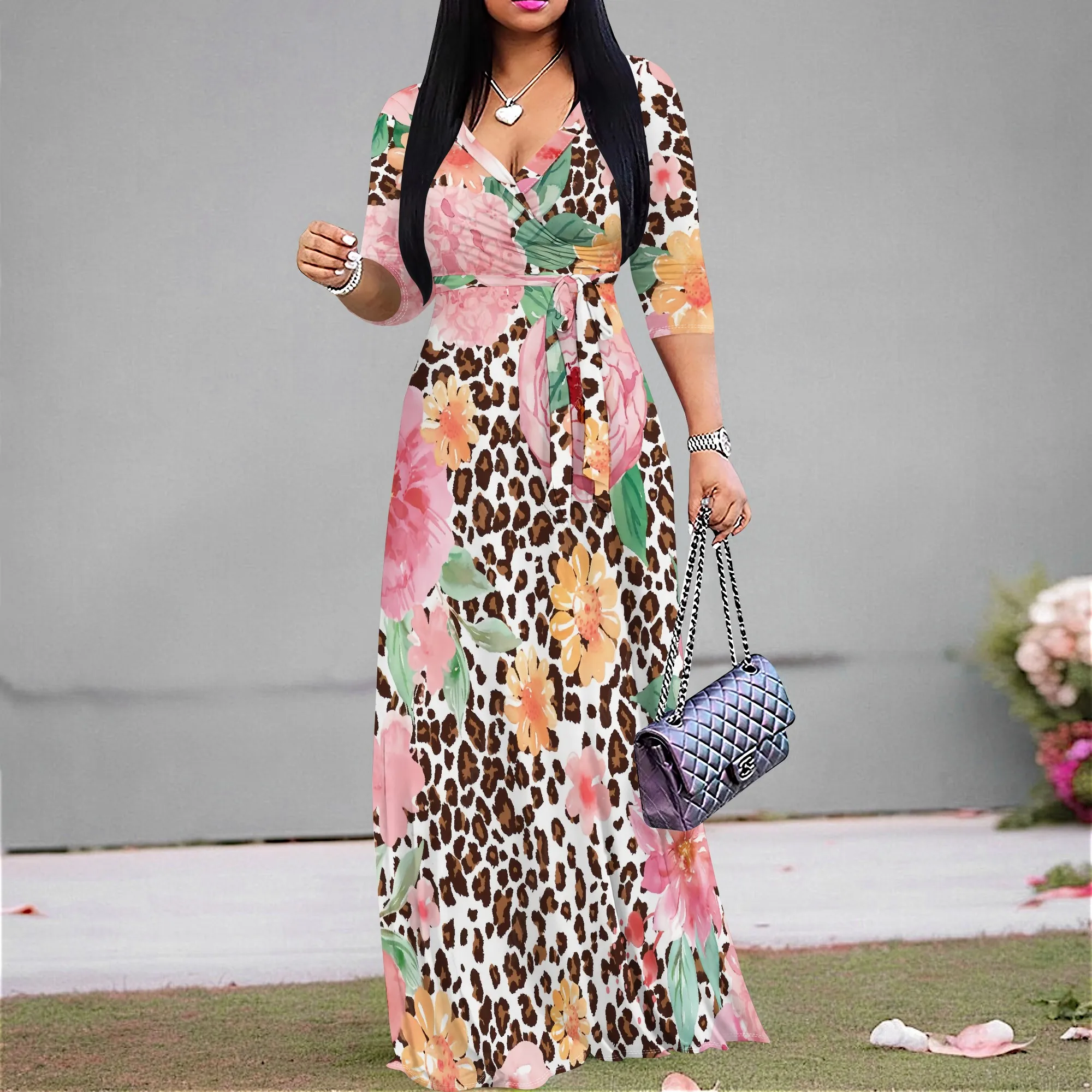 Chic Leopard Blossom Wrap Dress S-3XL – Elegant Long Dress for Spring Party or Fashion City Look
Chic Leopard Blossom Wrap Dress S-3XL – Elegant Long Dress for Spring Party or Fashion City Look