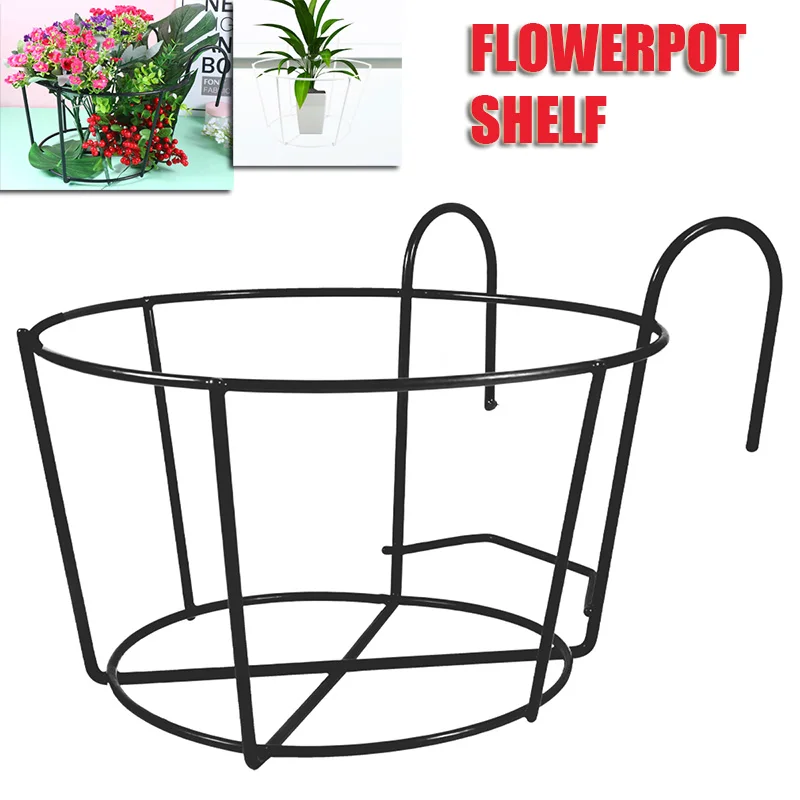 2 PCS Hanging Flower Stand Plant Rack Metal Pot Pots Holder Potted Planter Rings Garden Bracket Hanging for Balcony Rail Planter
2 PCS Hanging Flower Stand Plant Rack Metal Pot Pots Holder Potted Planter Rings Garden Bracket Hanging for Balcony Rail Planter