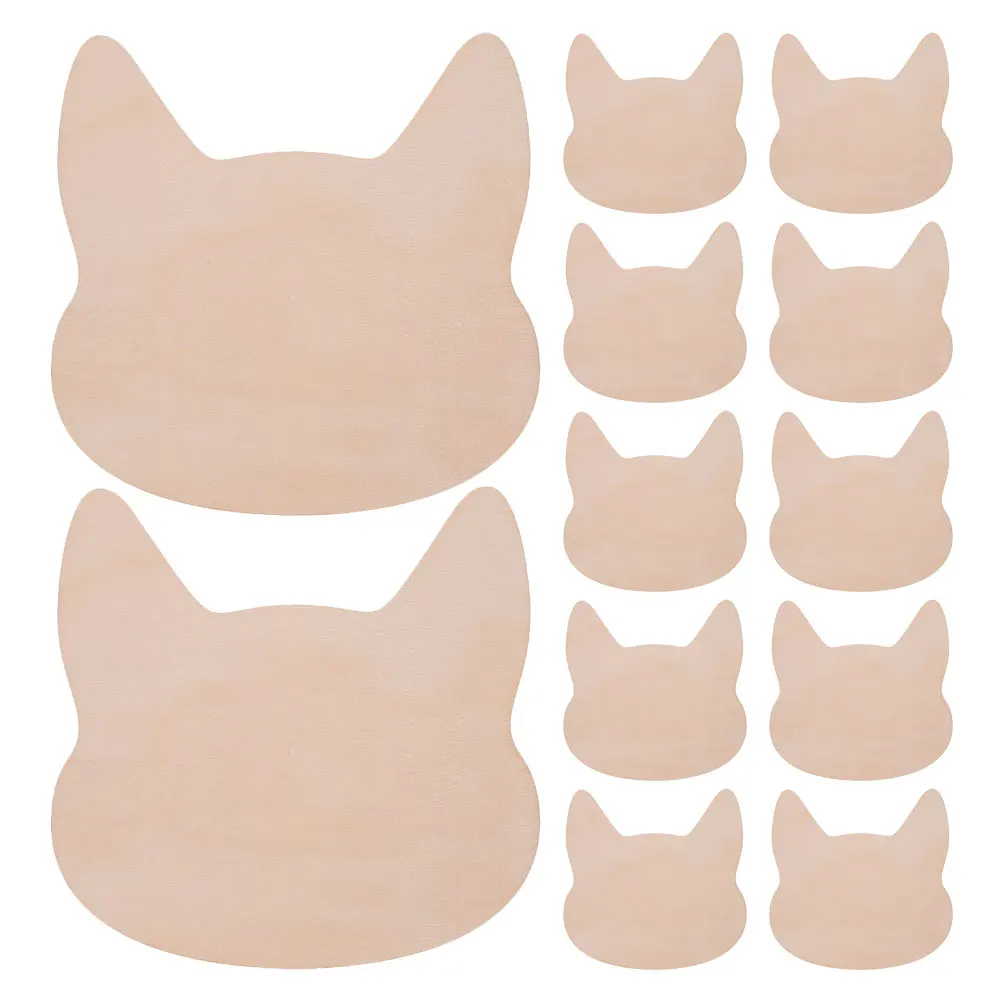 12Pcs Unpainted Cat Head Wood Cutouts Natural Wooden Slices for DIY Craft Painting Home Decor Animal Wood Shape Decoration
12Pcs Unpainted Cat Head Wood Cutouts Natural Wooden Slices for DIY Craft Painting Home Decor Animal Wood Shape Decoration
