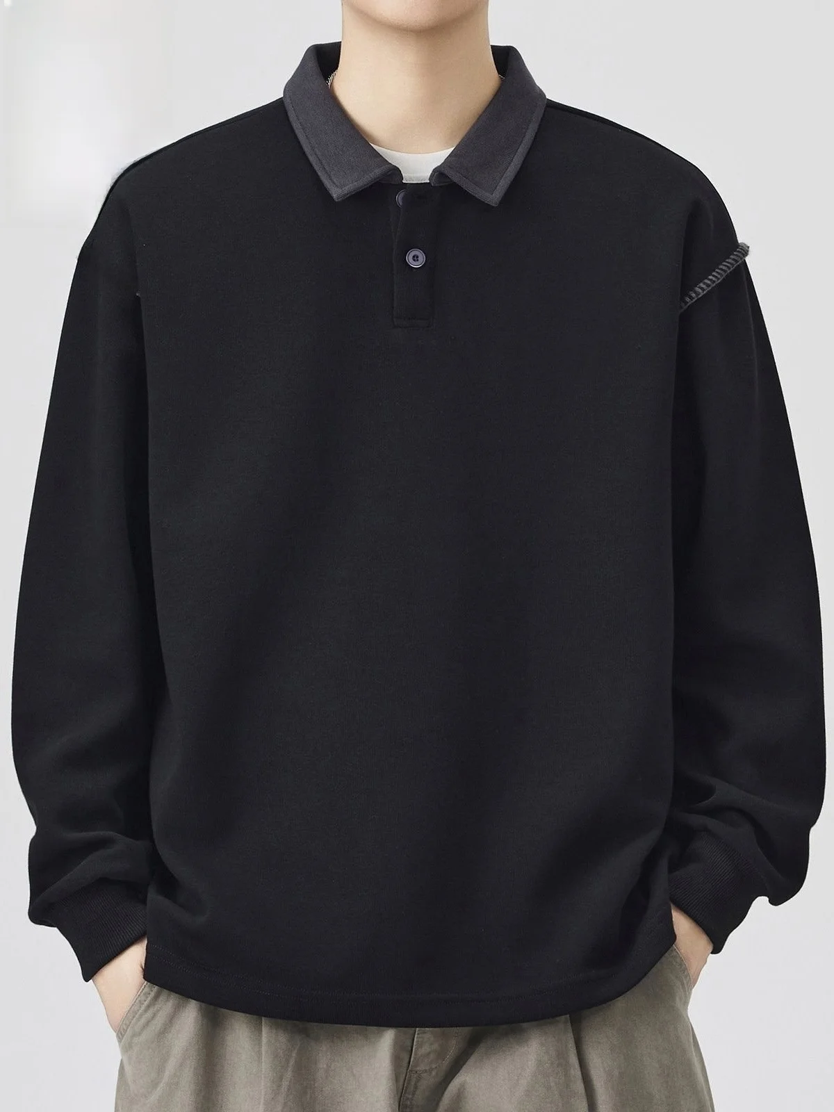 Ретро-свитшот мужской, весна 2026, свободный повседневный крой, с длинным рукавом, молодежный стиль, хлопок/полиэстер
Ретро-свитшот мужской, весна 2026, свободный повседневный крой, с длинным рукавом, молодежный стиль, хлопок/полиэстер