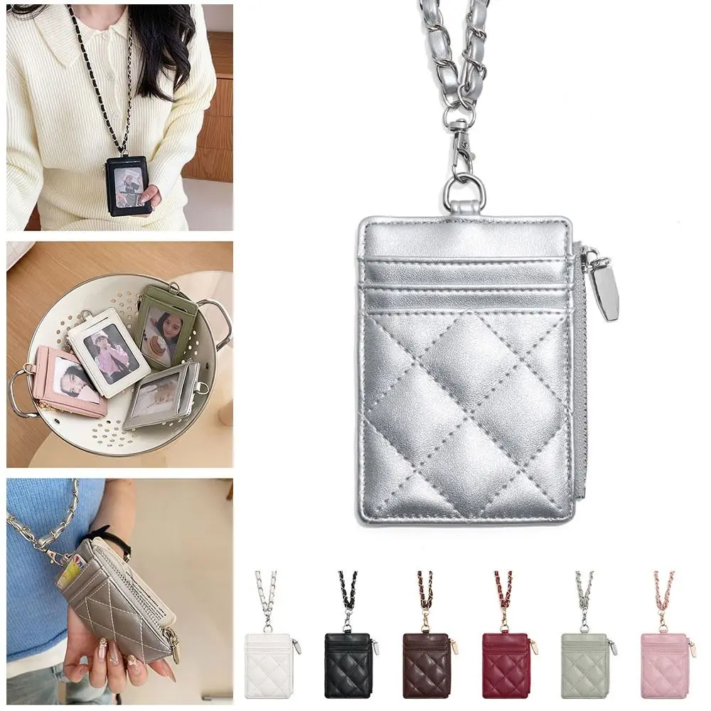 Kawaii Chain Card Holder PU Leather with Lanyard Photos Protective Cover Card Sleeve
Kawaii Chain Card Holder PU Leather with Lanyard Photos Protective Cover Card Sleeve
