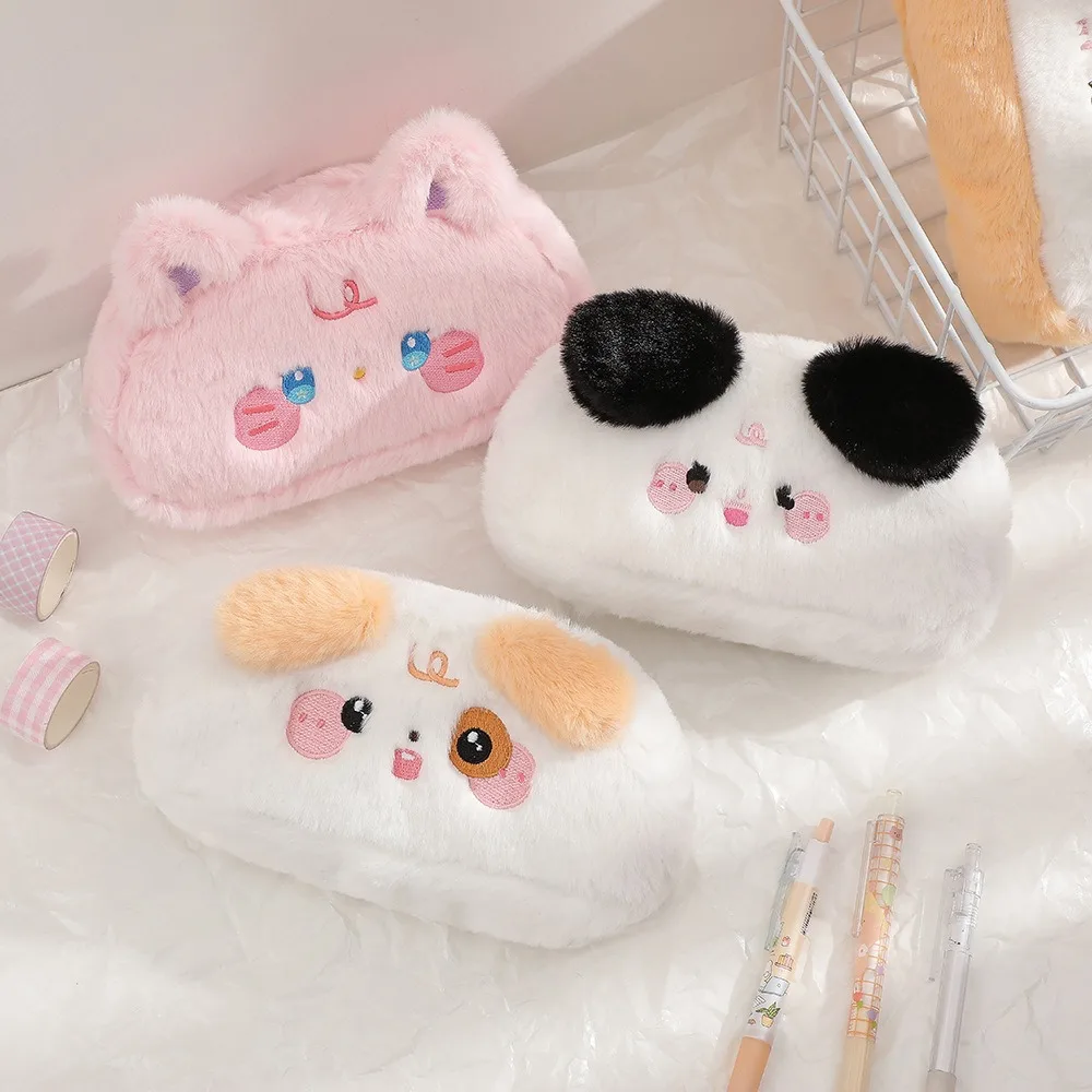 Makeup Bag Large Capacity Plush Pen Bag Rabbit Dog Cartoon Dog Pencil Case Cute Plush Stationery Storage Bag Grils Gift
Makeup Bag Large Capacity Plush Pen Bag Rabbit Dog Cartoon Dog Pencil Case Cute Plush Stationery Storage Bag Grils Gift