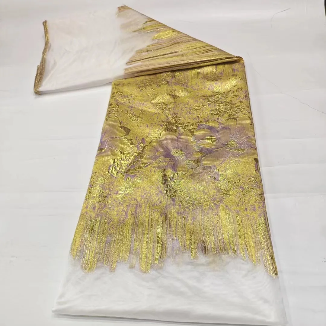 2025 French Brocade Jacquard Lace Fabric Luxury African Nigerian Organza Lace Sewn Women Party Wedding Dresses NH6171
2025 French Brocade Jacquard Lace Fabric Luxury African Nigerian Organza Lace Sewn Women Party Wedding Dresses NH6171