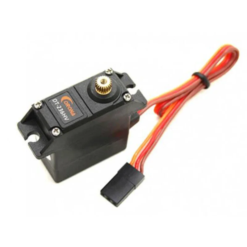 Сервопривод Corona RC Model DT236HV Высоковольтный цифровой сервопривод с металлической шестерней 6 кг/0,15 с/27 г для радиоуправляемого игрушечного самолета, автомобиля, лодки
Сервопривод Corona RC Model DT236HV Высоковольтный цифровой сервопривод с металлической шестерней 6 кг/0,15 с/27 г для радиоуправляемого игрушечного самолета, автомобиля, лодки