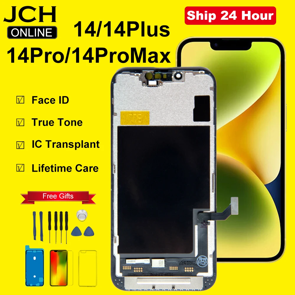 GX OLED для iPhone 14 14Pro ЖК-дисплей для iPhone 14 Pro Max 14 Plus Дисплей Экран Дигитайзер в сборе Face ID True Tone INCELL
GX OLED для iPhone 14 14Pro ЖК-дисплей для iPhone 14 Pro Max 14 Plus Дисплей Экран Дигитайзер в сборе Face ID True Tone INCELL