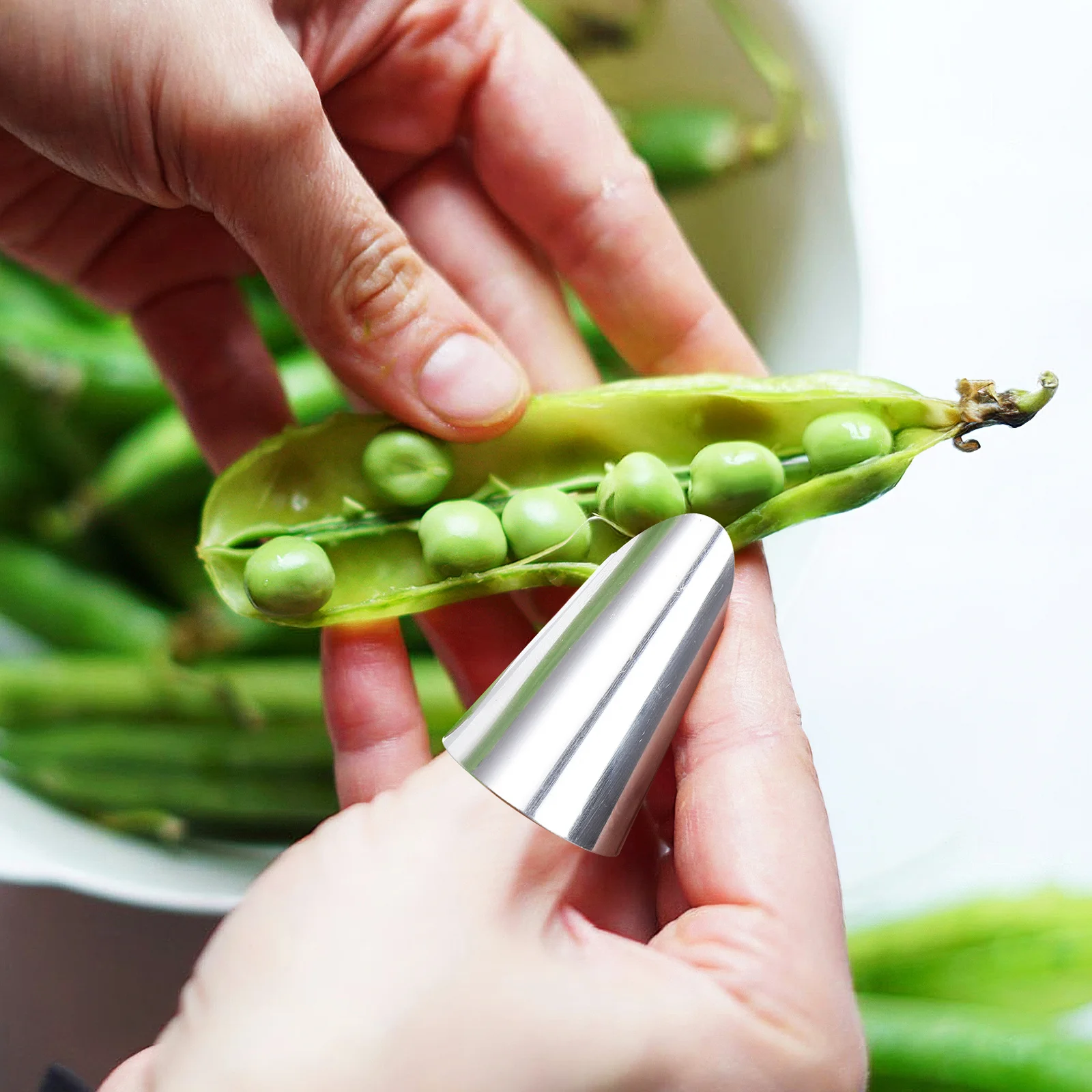 4pcs Adjustable Stainless Steel Finger Protector Nail Cover For Kitchen Scrubbing Shelling Vegetables Camping Bbq Tools
4pcs Adjustable Stainless Steel Finger Protector Nail Cover For Kitchen Scrubbing Shelling Vegetables Camping Bbq Tools