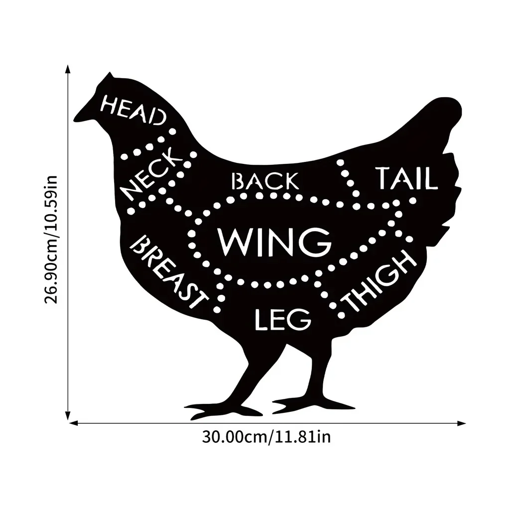 HELLOYOUNG Chicken Metal Home Decor Sign Kitchen Rooster Decor Butcher Shop Wall Art Meat Decoration Butcher Business Sign Room
HELLOYOUNG Chicken Metal Home Decor Sign Kitchen Rooster Decor Butcher Shop Wall Art Meat Decoration Butcher Business Sign Room
