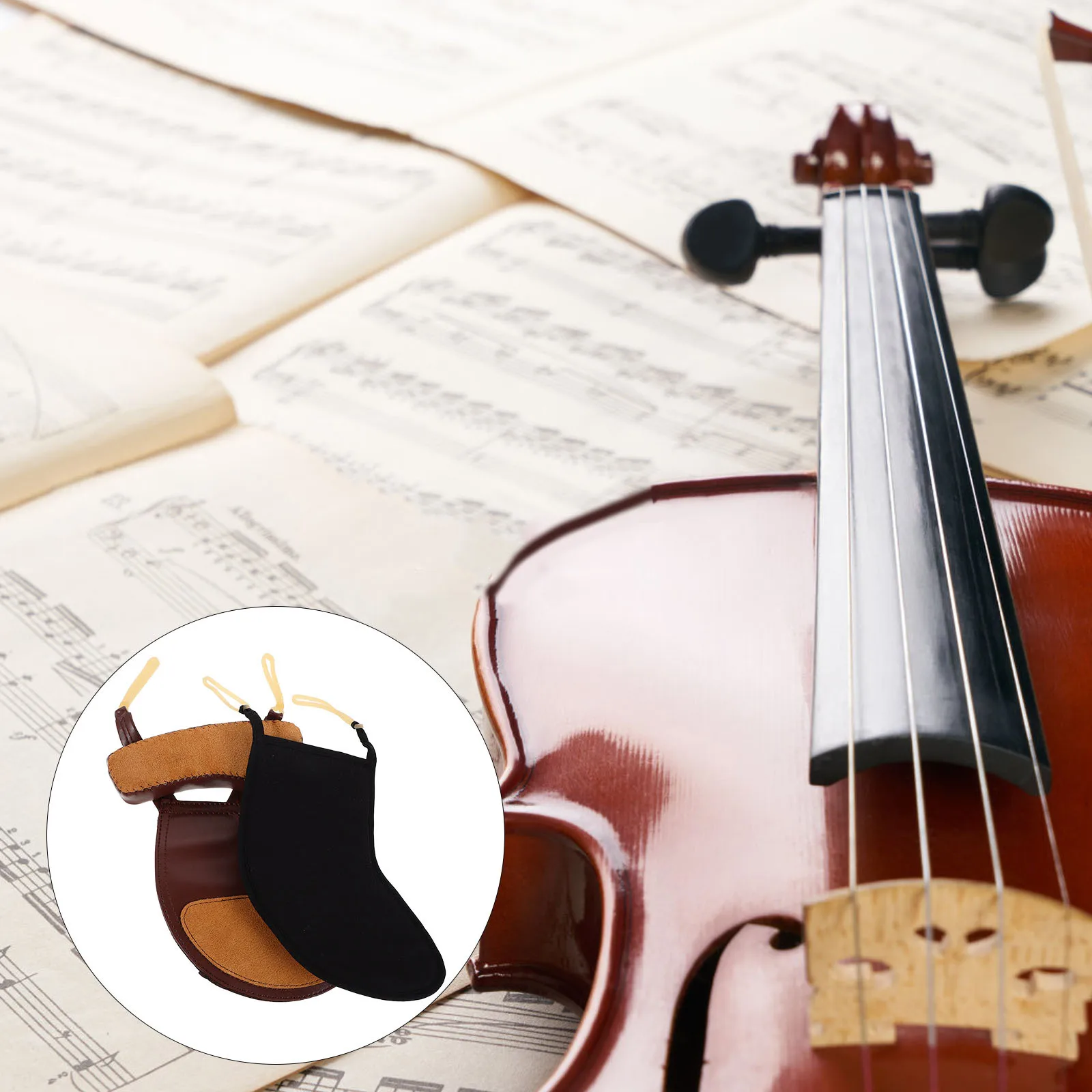 2Pcs Violin Shoulder Rest Pad Skinfriendly Cushion Stable Performance 34-44 Sizes Professional Shoulder Rest Violin Chin Cushion
2Pcs Violin Shoulder Rest Pad Skinfriendly Cushion Stable Performance 34-44 Sizes Professional Shoulder Rest Violin Chin Cushion